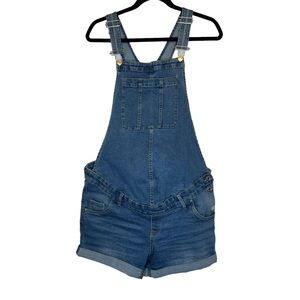 Mama Maternity Short Overalls